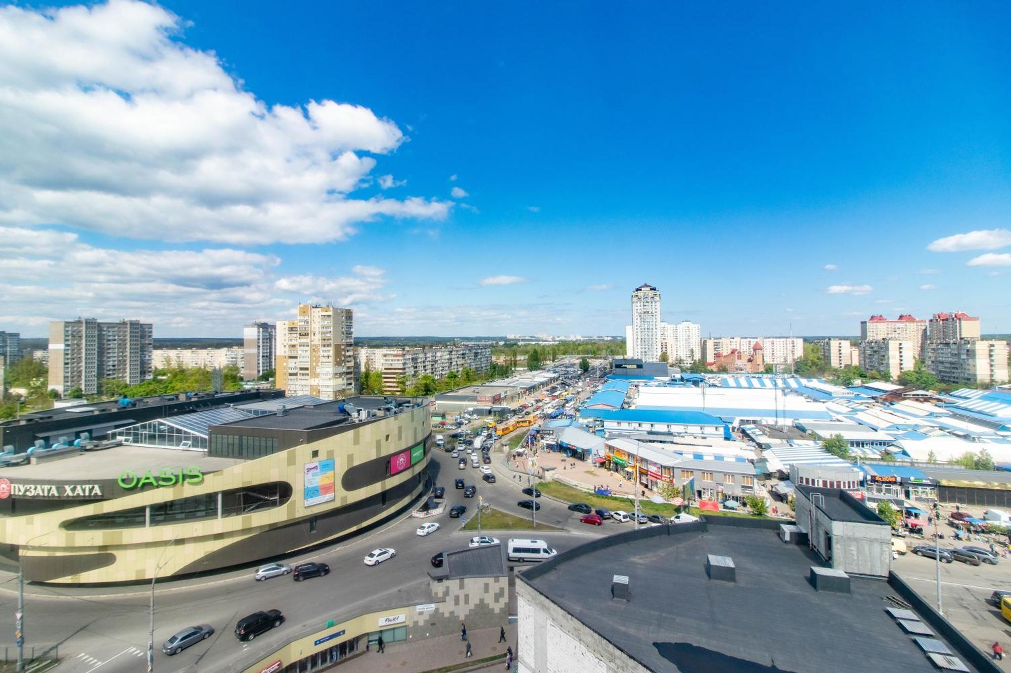 Kvartirkoff Na Obolonskom 40 Киев Экстерьер фото